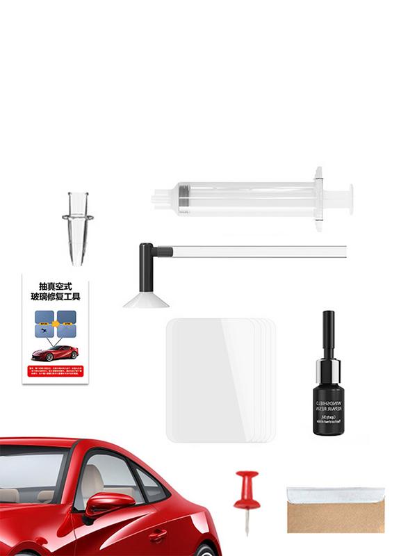 Портативный комплект для ремонта лобового стекла автомобиля, набор для ремонта трещин на стекле автомобиля, инструменты для ремонта трещин и сколов на стекле