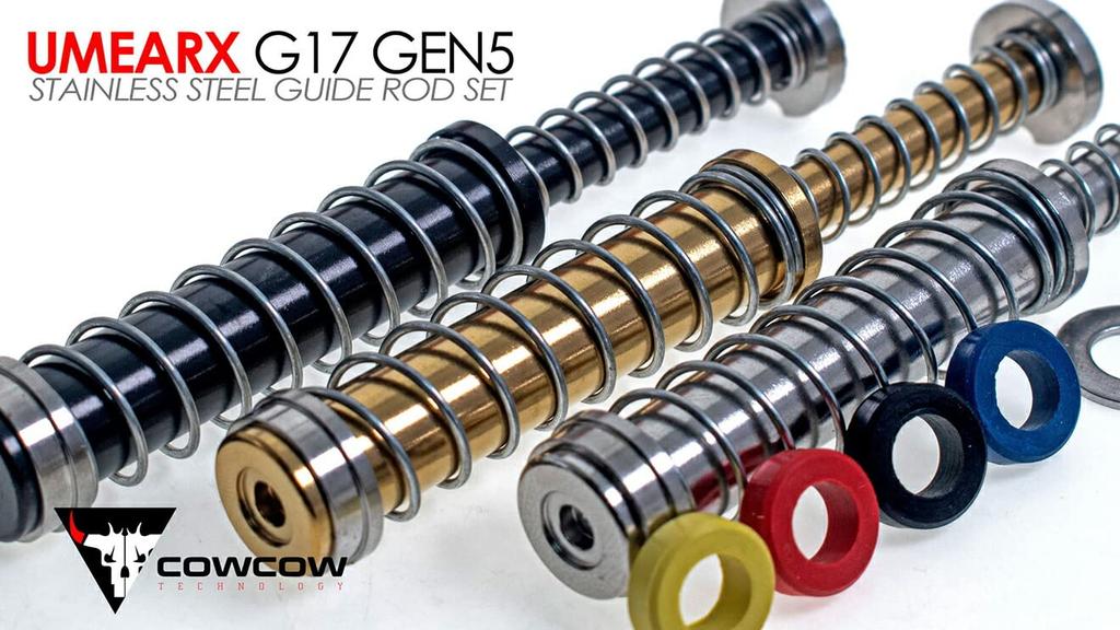COWCOW TECHNOLOGY Stainless Steel Recoil Spring Guide for UMAREX G17 Gen5 SV