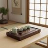 Bamboo Tea Drainage Board Detachable Tea Serving Tray Rectangular Chinese Kungfu Tea Tray  Office