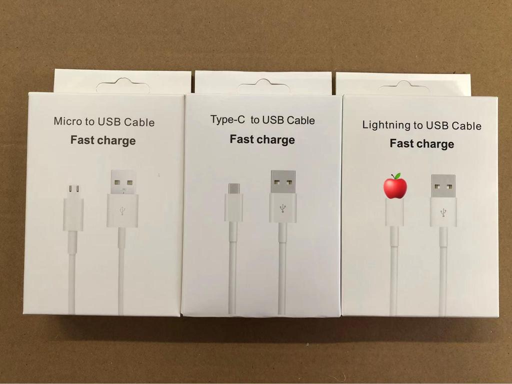 "Universal Fast Charging Cable Set for iPhone SE/X/XR/6/6s/7/8 Plus"