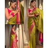 This Beautiful Saree Is Elegantly Decorated with Gorgeous Solid Jacquard Weave That Gives a Perfect Look To the Outfit