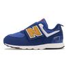 New Balance 574 New-B Детские кроссовки на липучке Night Sky Gold Fusion для малышей Синие NW574HBG