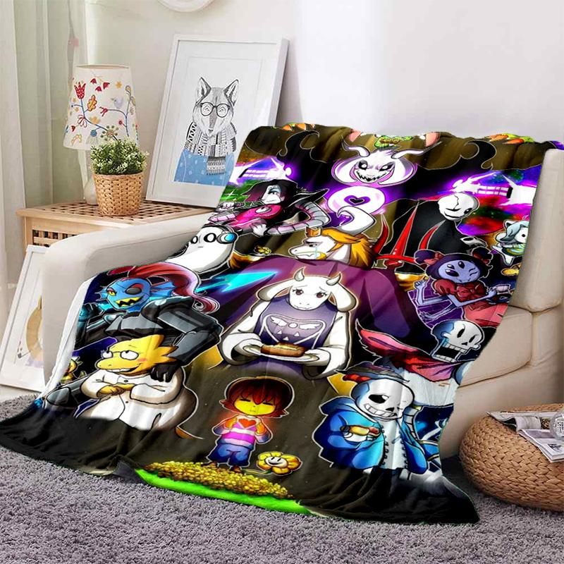 Легенда Подземелья Игровой Диван-Кровать Одеяло Супер Мягкое Теплое U-Undertale Санс Смешное 3D Печать Чехол для Одеяла Флисовое Плед