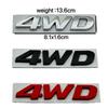Задний значок 4WD для Hyundai IX25, IX35, New Tucson, New Santa Fe - Индивидуальная наклейка на автомобиль с полным приводом