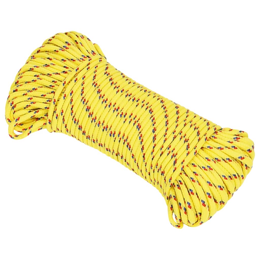 Boat Rope Yellow 3 mm 50 m Polypropylene