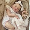 50cm Cotton Body Simulation Reborn Doll Lifelike Sleeping Girl Cosplay Rebirth Doll Handmade 3D Painted Skin Baby Dolls Real Like Kid's Birthday Gifts