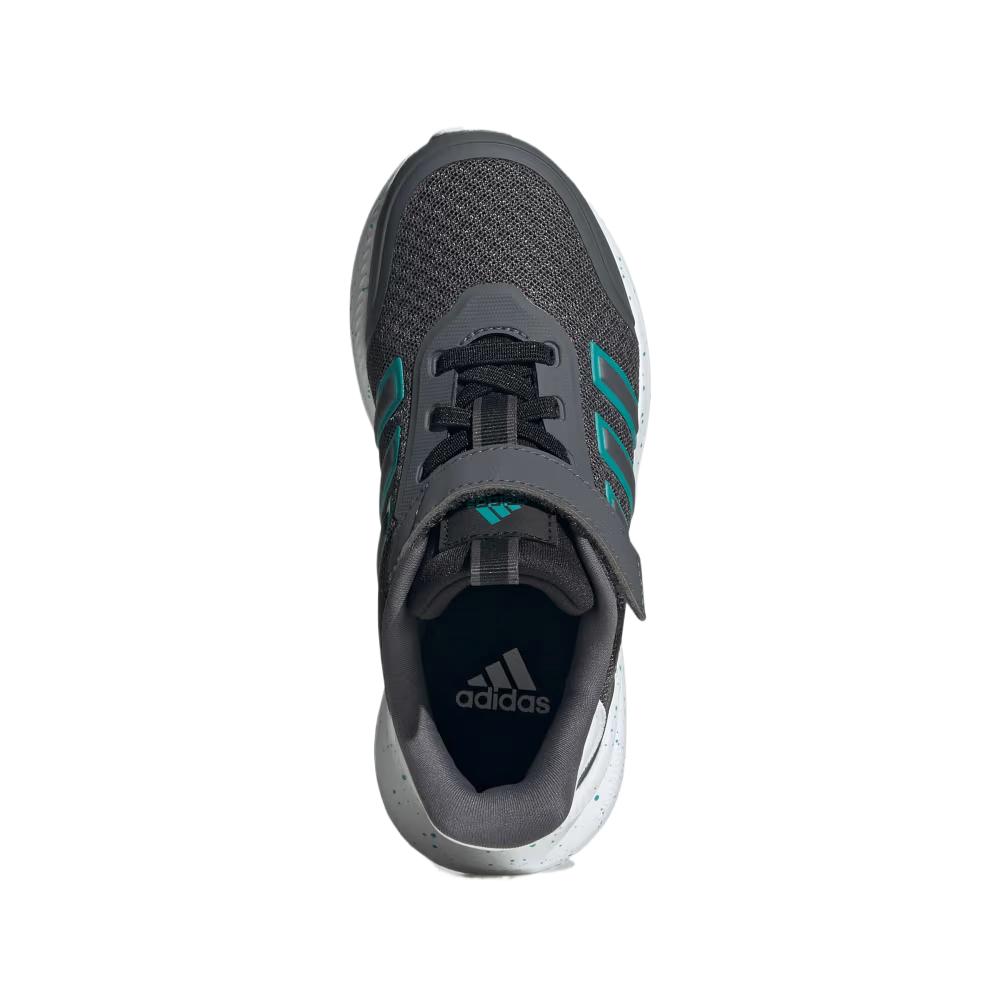 adidas X_PLRPATH C Серые Чисто-бирюзовые Детские Кроссовки Серо-Пять Основной-черный JS0671