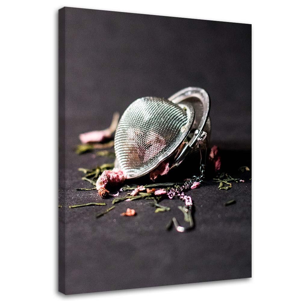 Canvas print, Rose tea