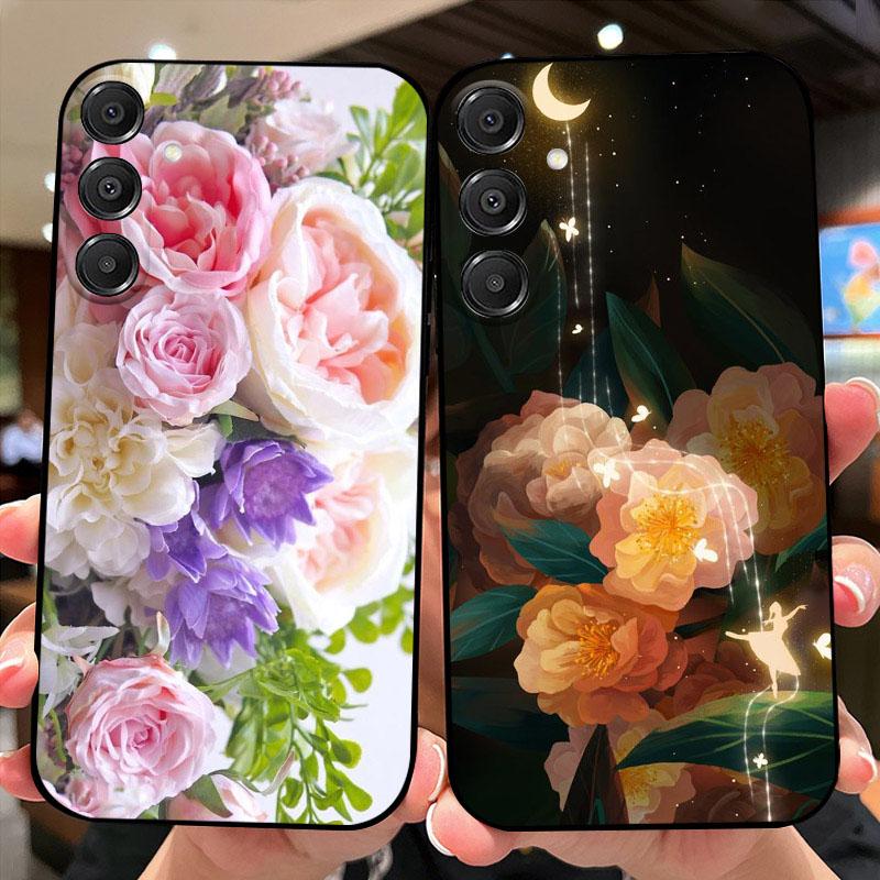 Для Samsung A16 Чехол A16 4G 5G Цветная Печать Ударопрочный Силиконовый ТПУ Чехол для Телефона Для Galaxy A15 Милый Астронавт Бампер Capa