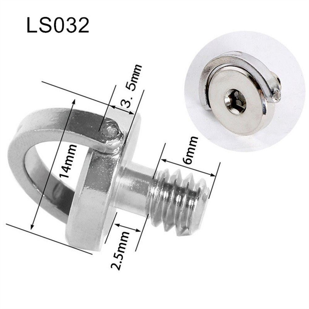 Адаптерный винт Адаптер для DSLR Быстросъемный винт для штатива 1/4-дюймовый винт для камеры Винт с D-образным кольцом