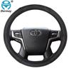 Для Toyota Land Cruiser Prado 90 100 120 150 200 300 Fj Cruiser натуральная кожа автомобильный чехол на руль автоаксессуары
