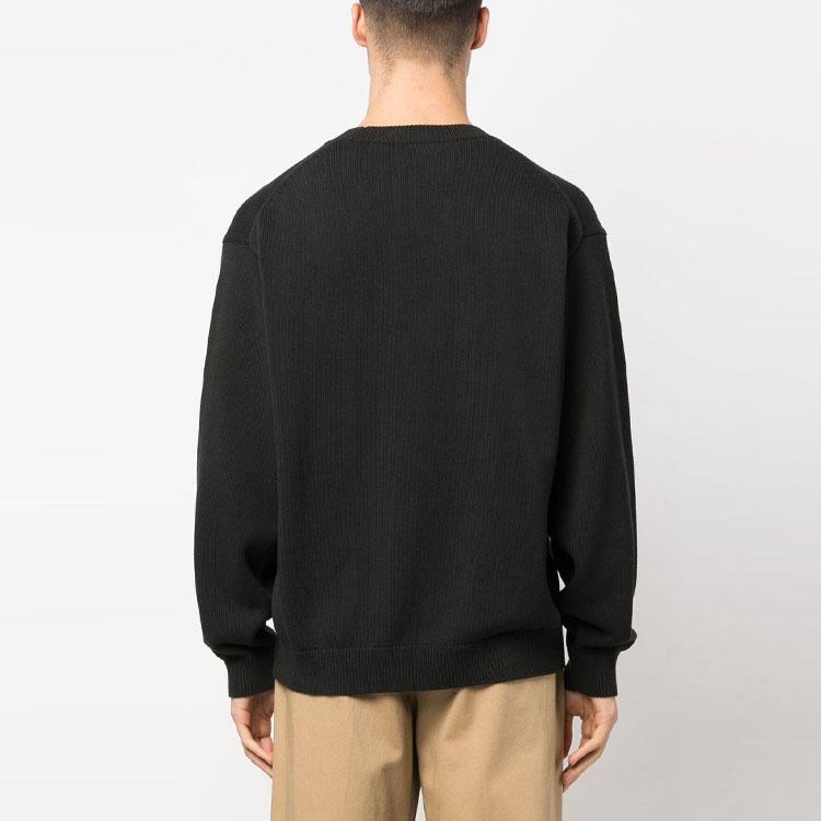 KENZO Boke Flower Logo Intarsia Crewneck Jumper FD55PU3803LC-99J