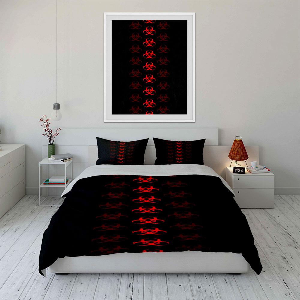 "Radiant Biohazard Symphony" Bedding sets Duvet covers Pillowcases(1* Duvet Cover 2* Pillowcases without duvet insert)