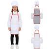 Костюм для ролевой игры "Детская кухня": Набор из 3 предметов: фартук шеф-повара, рукава и колпак. Идеально подходит для костюма на Хэллоуин, ролевых игр и кулинарного класса.