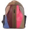 Women's Leather Backpack In Patchwork Design