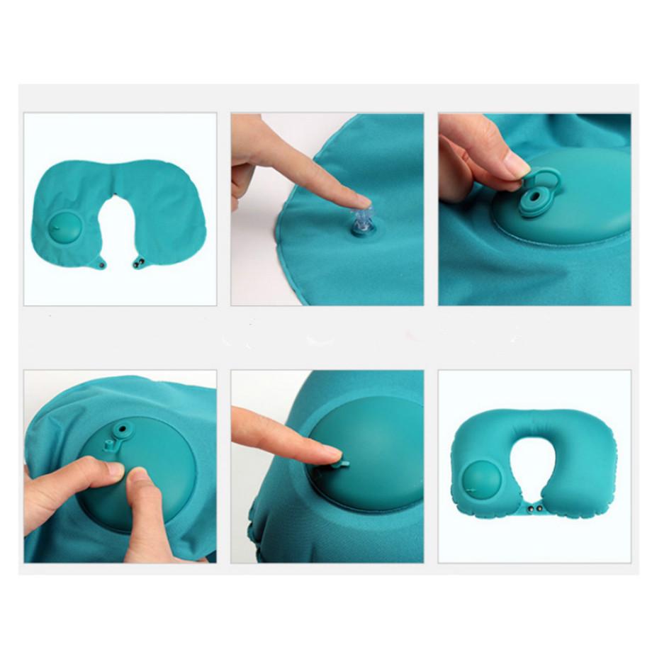 Надувная U-образная подушка для шеи, подголовник автомобиля, воздушная подушка для путешествий, офиса, подушка для сна, воздушная подушка Stonego, домашние инструменты