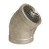Stainless Steel Threaded Elbow 45° 1 1/2" - V4A Plumbing Fitting