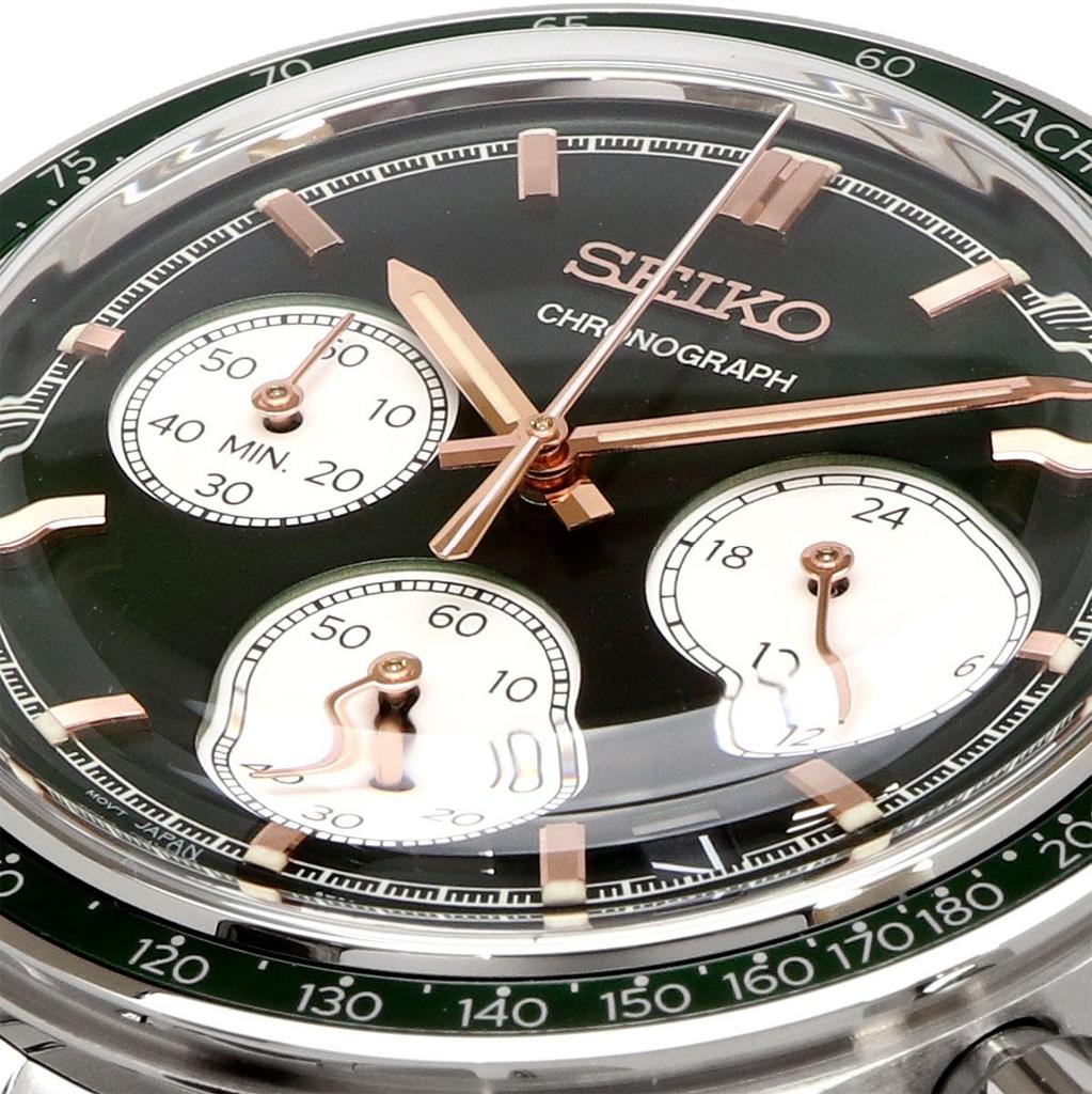 SEIKO 50M Водонепроницаемые Деловые Модель для Зарубежья Часы, Часы, Хронограф, Тахиметр, Устойчивые, Повседневные, Мужские, SSB481P1, [ d]