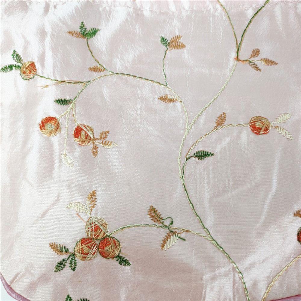 Женские цветочные сумки, элегантная сумка для хранения данных, вышитая косметичка в этническом стиле, мини-кошелек, кошельки, ювелирная сумка