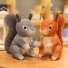 Simulation Squirrel Doll Plush Toy Little Vole Doll Gray Little Chipmunk Rag Doll Birthday Gift Props