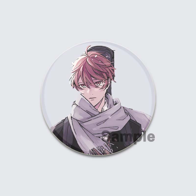 32/44/58 мм Круглые Аниме Подарочные Булавки Ручной Работы Брошь Сато Мафую/Уэнояма Рицука Мультфильм Значок на Рюкзаке Ювелирные Изделия Аксессуары Подарки