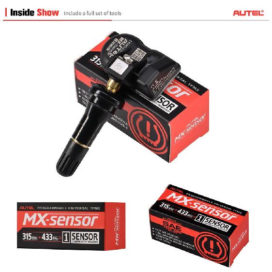 Autel MX Sensor 433 315MHZ TPMS Sensor MaxiTPMS Tire Pressure Monitor Tester Tire Repair Tools Scanner Programming MX-Sensor