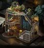 (t-FREAK) Dollhouse DIY Kit Set Miniature Magic House
