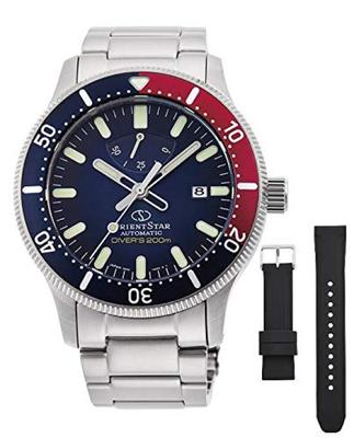 Часы Orient Star Sports Diver Наручные, Водонепроницаемость 200м (Соответствует ИСО), с силиконовым ремешком, 50-часовой запас хода, RK-AU0306L, Мужские