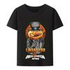 Винтажная футболка Helloween с тыквами для концертной группы, мужская летняя футболка с коротким рукавом, повседневная, размеры SX- 4xl L454