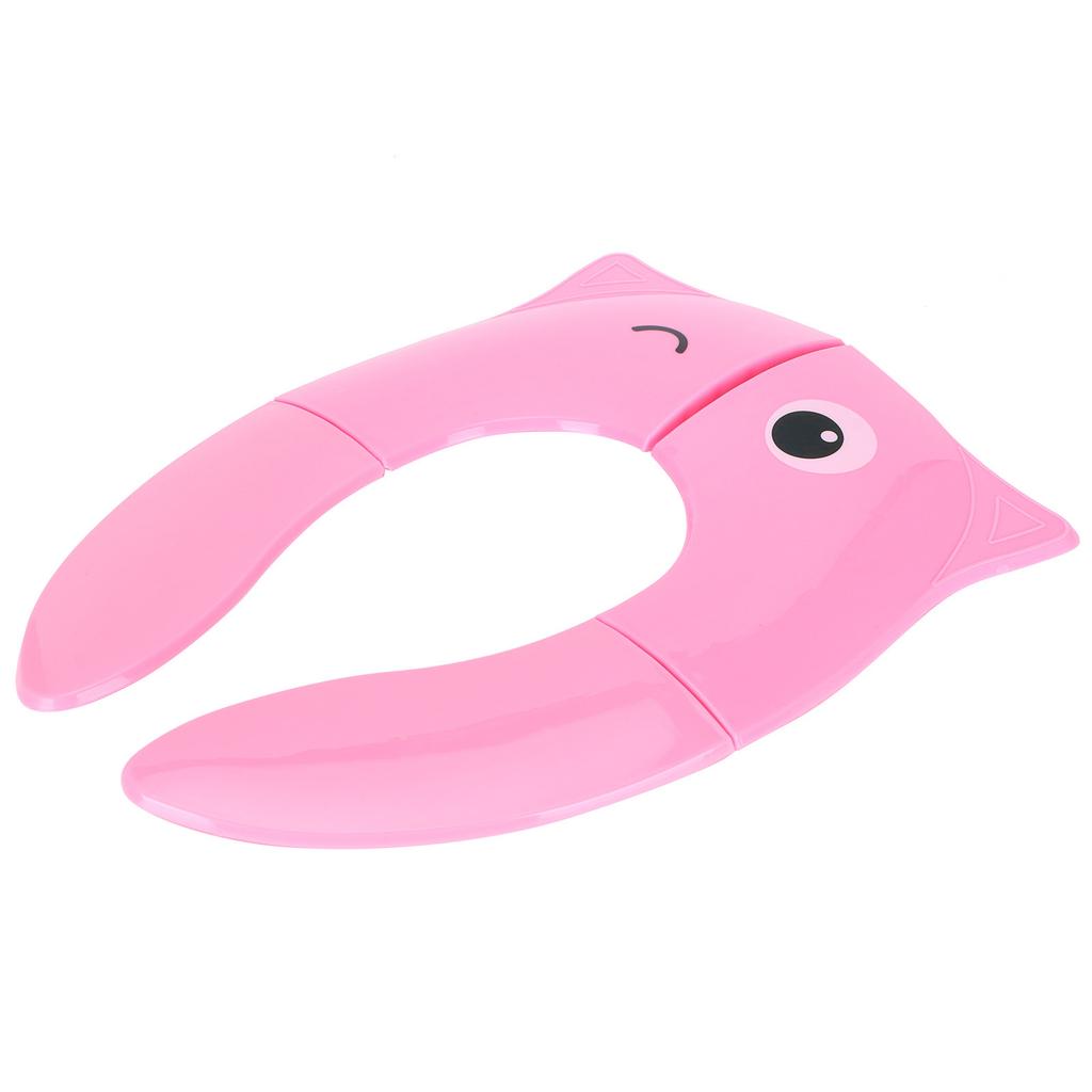 Folding Potty Seat Pad Portable Baby Toddler Toilet Training Seat Non Slip Pad for Travel(Green )