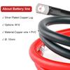 Пара красных черных 30 м 2Awg новых энергетических транспортных средств кабель для подключения аккумулятора удлинительный кабель аккумулятора инвертор питания
