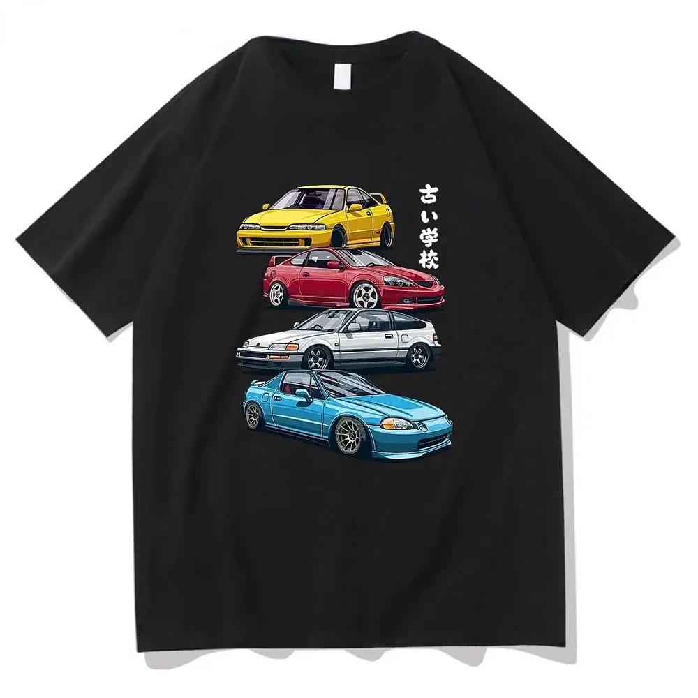 Initial D T Shirt Japanese Anime Graphic Funny Harajuku Manga T Shirt Fashion Casual Short Sleeve T Shirt Summer Men's T-shirt