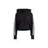 Originals Cropped Hoodie Color Block Casual Sports Hoodie Women Hoodies Black GN3100