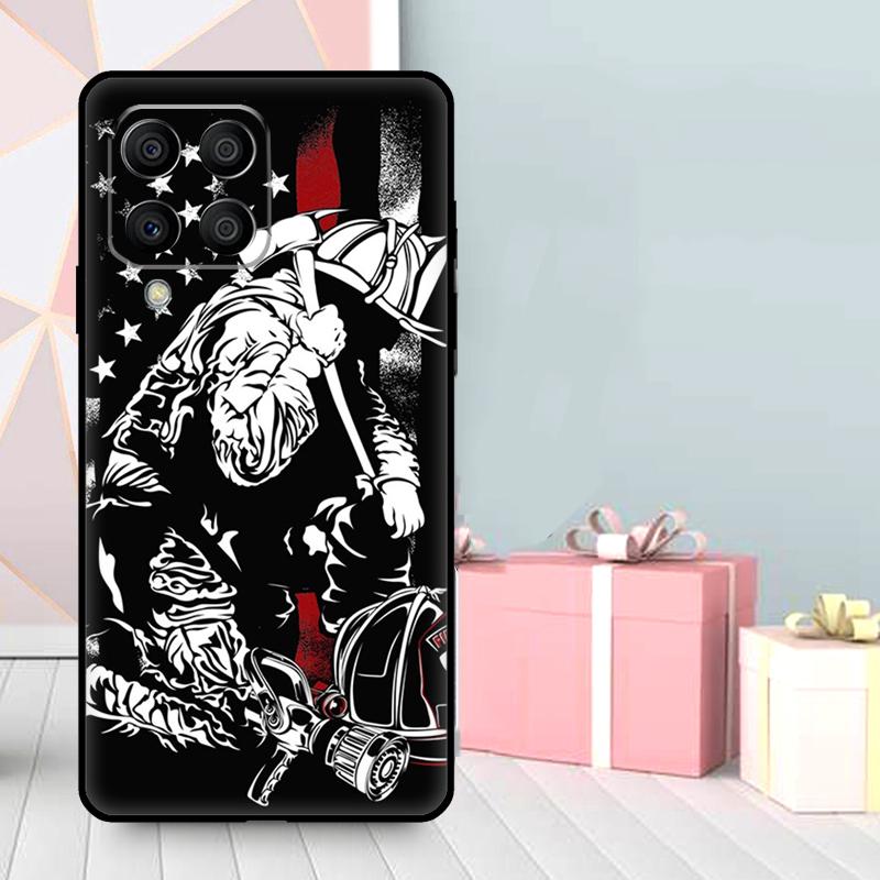 Чехол для телефона 'Герои-пожарные Пожарный' для Samsung Galaxy M35 M56 M12 M06 M32 M52 M55 M15 M11 M13 M14 M16 M36 M31 M53 M34 M54