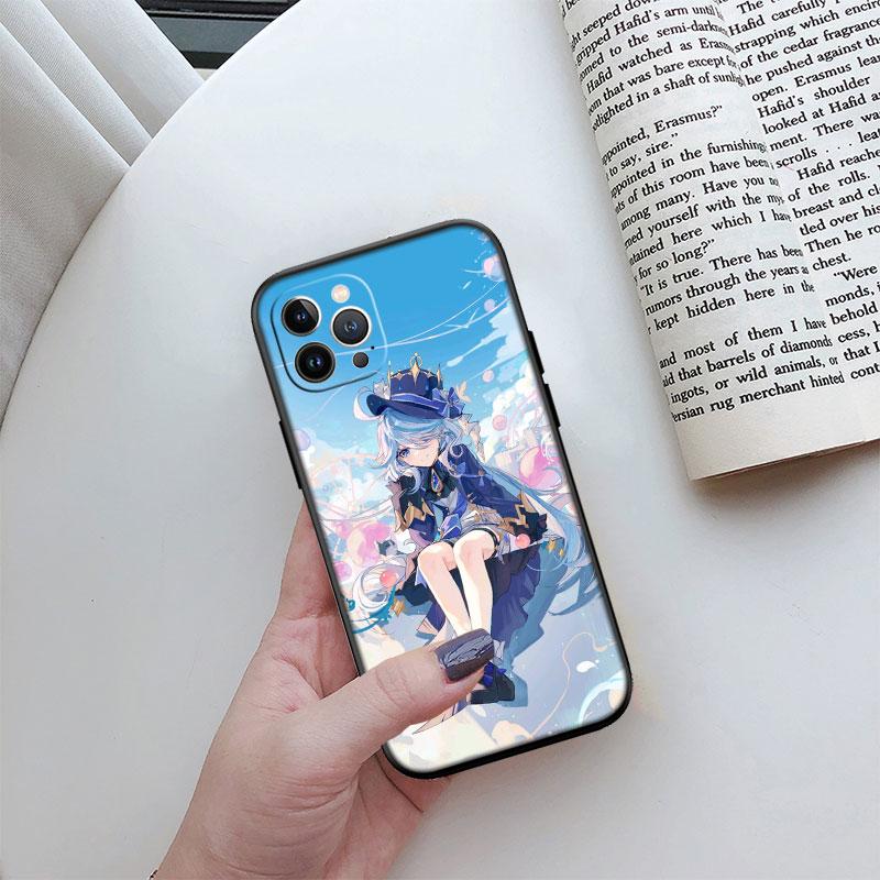 Чехол для телефона Genshin Impact Furina Новый Высококачественный для Xiaomi Poco C40 C50 C51 C55 C65 C71 C75 F2 F3 F5 F6 F7 Pro Ultra
