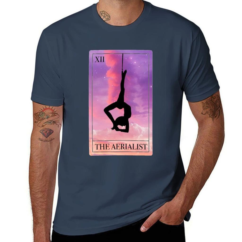 The Aerialist The Hanged Unisex Tarot Card Tshirt Large Size Soft Cotton Tshirt