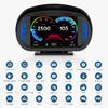 HUD Проекционный дисплей Тахометр OBD2 + GPS Двойная совместимая система, Мульти-автомобильный P2, Переключаемый USB