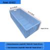 Утолщенный прямоугольный пластиковый контейнер с крышкой для аквакультуры и аквариумов