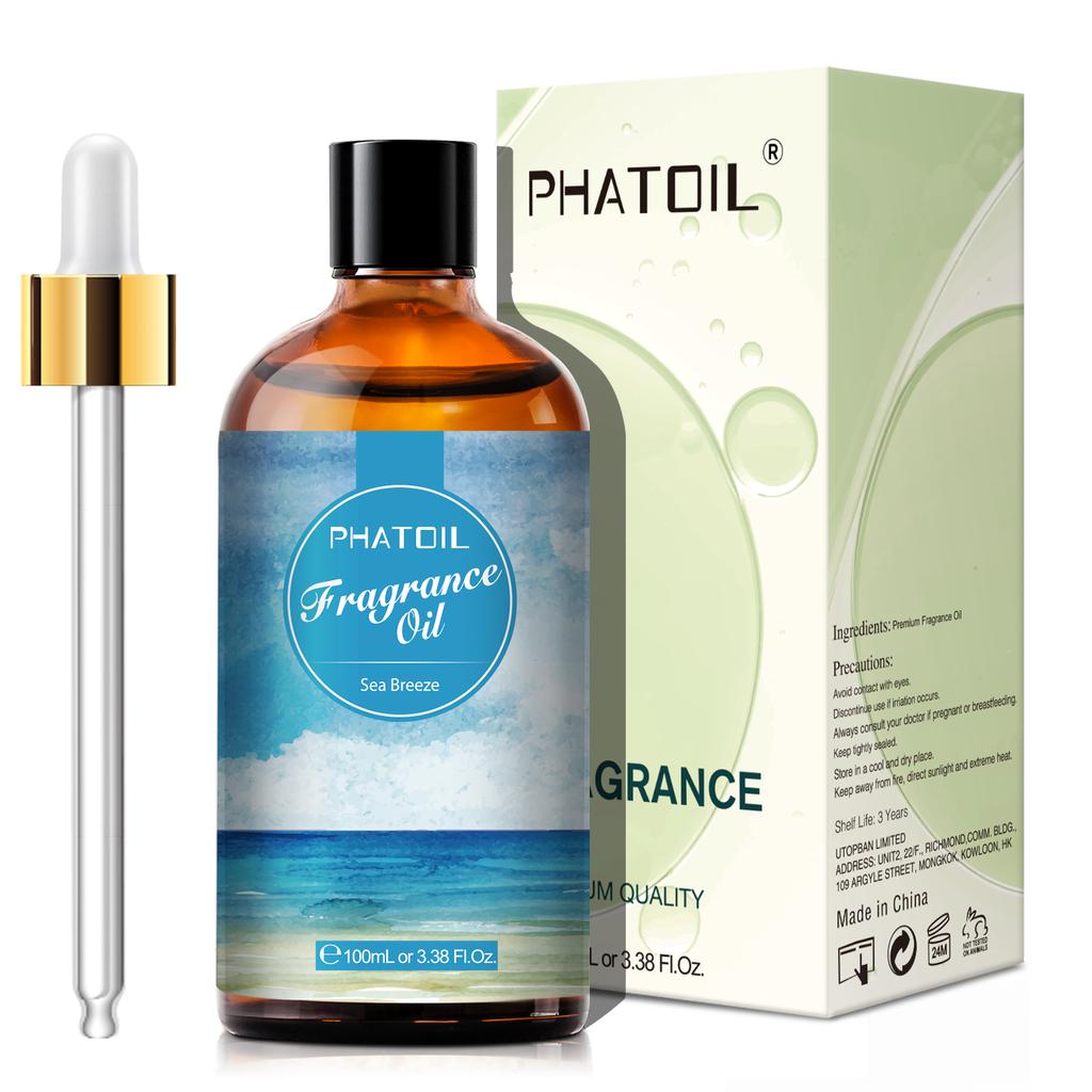 PHATOIL 100ml/3.38Fl.Oz Fragrance Oils Pure & Natural Essential Oils Perfect for Aromatherapy Diffuser Relaxation Massage Skin & Hair Care