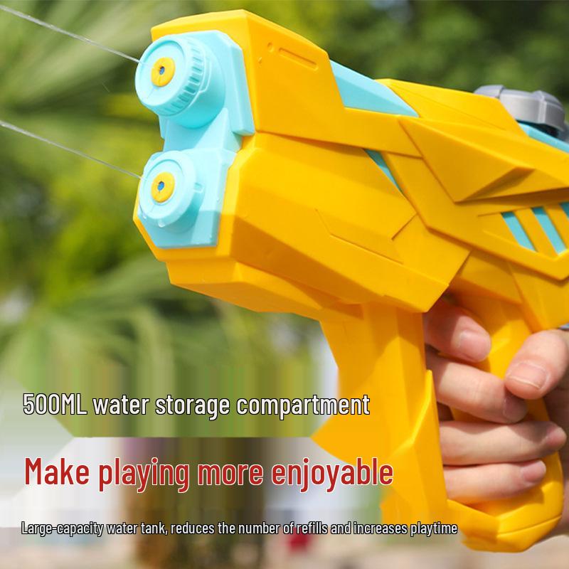 Детский летний водяной пистолет - Конструкция пуш-пул для игр на открытом воздухе с родителями