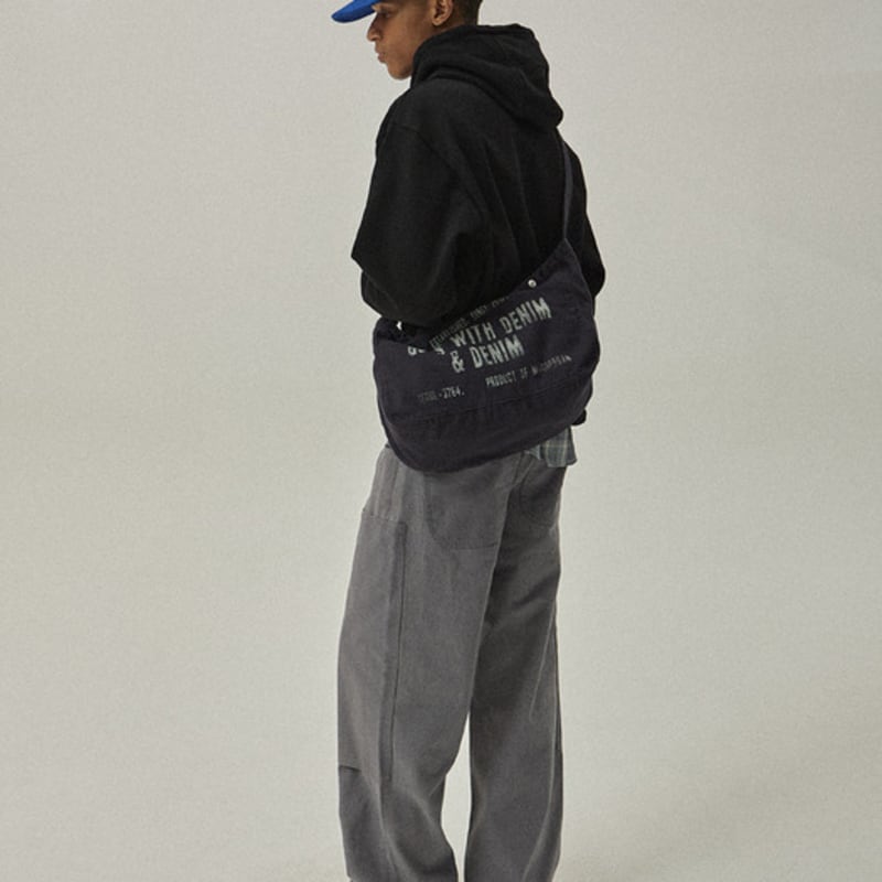 MAGOODGAN Headwear 9313 Corduroy Chain Embroidery Blue Ball Cap