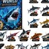 Christmas Advent Calendar Ocean Animal Calendar,24Pcs Acrylic 2D Ornament Set with Turtle Penguin Shell Fish Decor Sea Turtle/Shell/Fish/Penguin/Shark