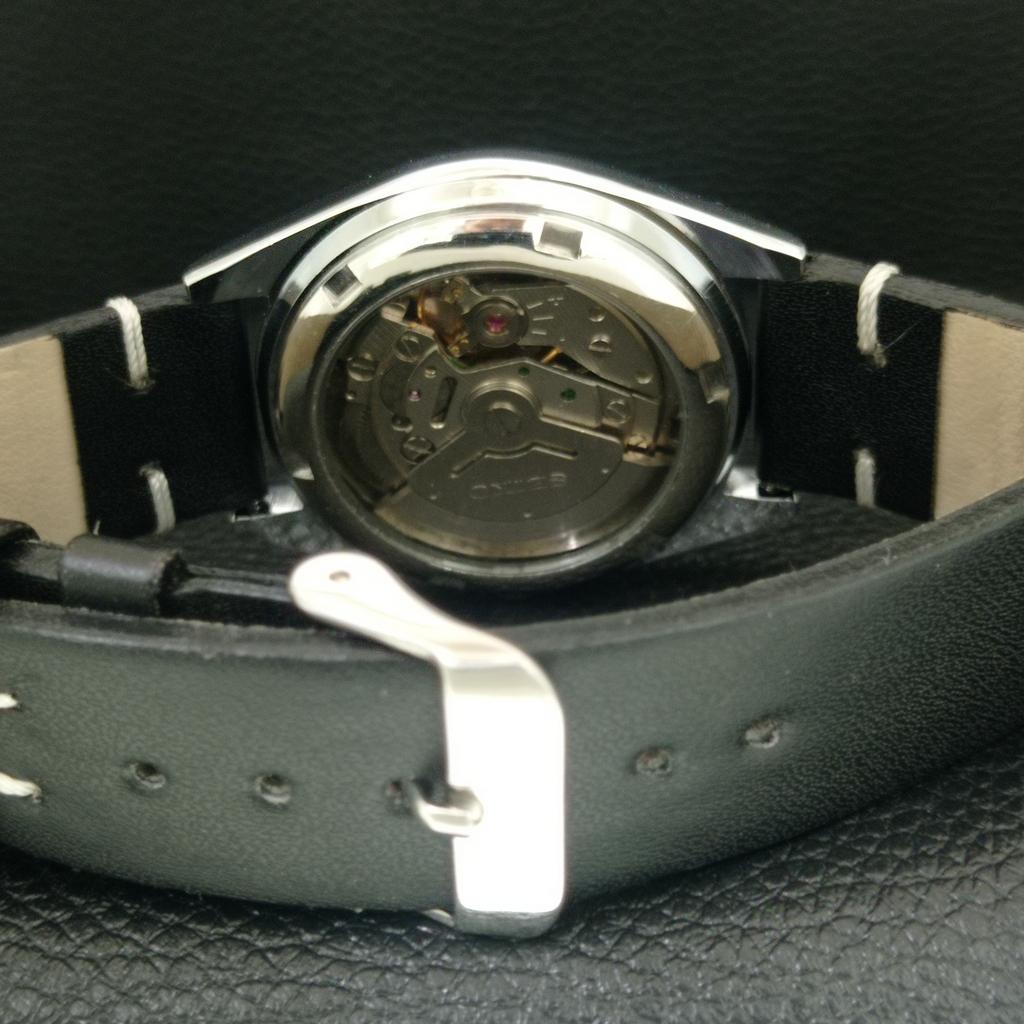VINTAGE REFURBISHED SEIKO 5 AUTOMATIC 6309A JAPAN MENS SILVER WATCH a442418-1