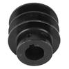 1Pcs Fits 20mm Bore Groove Engine Black Pulley ID 20mm ATV Go Kart Engines Accessory V Belt Pulley