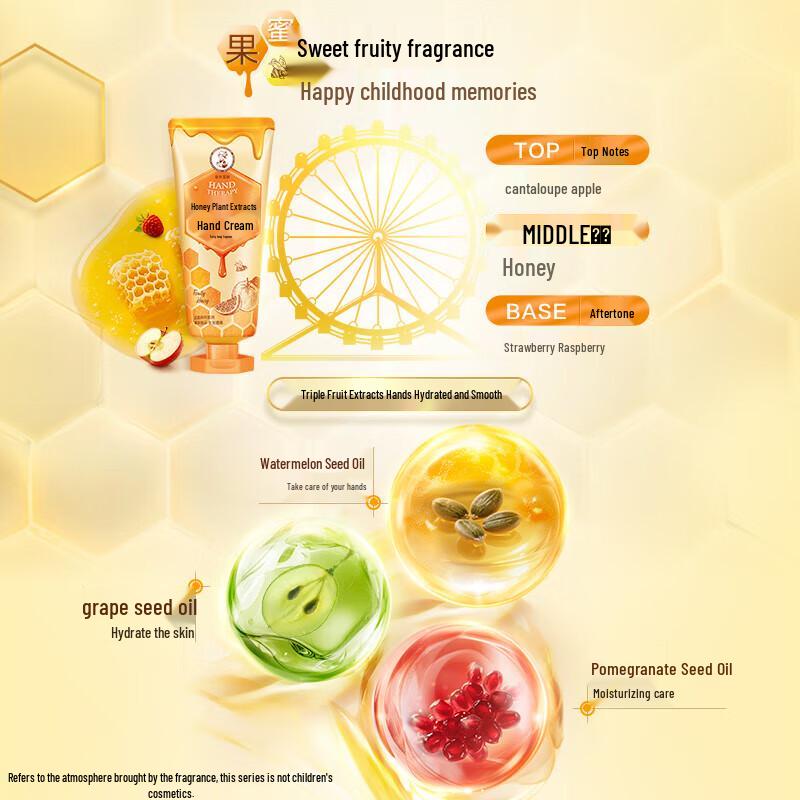 Mentholatum Honey Plant Extract Hand Cream