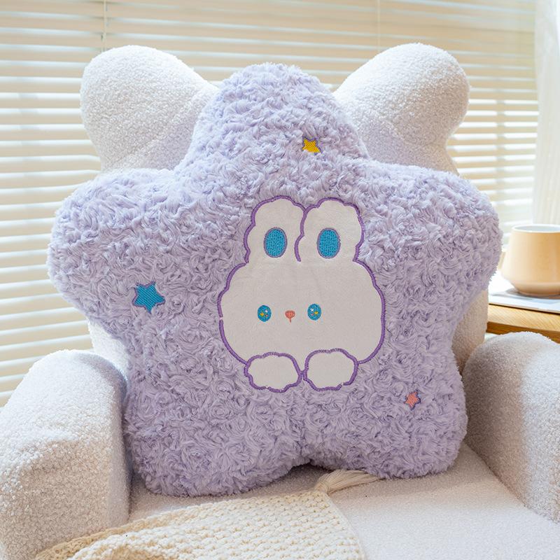 Moon Star Shaped Pillow Plush Toy Soft Cushion for Bed Sofa Decoration Birthday Gift