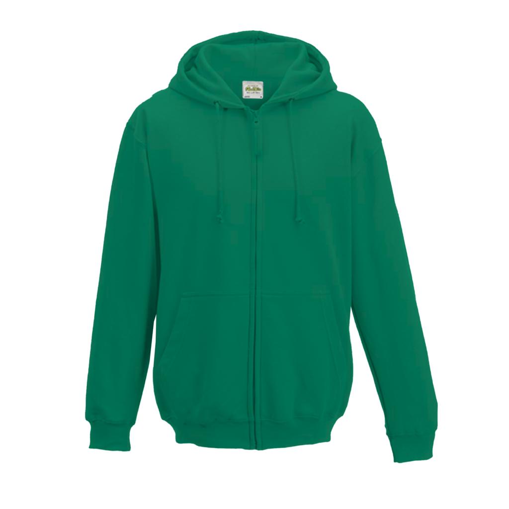 Awdis Plain Mens Hooded Full Zip Hoodie / Zoodie