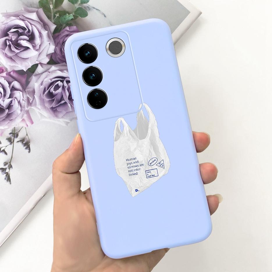 Чехол для Vivo V27 Чехол для Vivo V27e V2237 Милый Модный Расписной Чехол Мягкий Силиконовый Чехол для Телефона Для Vivo V27 Pro V 27 V27e Задняя Крышка Сумки