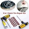 Набор для ремонта шин автомобиля-мотоцикла Пластырь Пластырь бескамерный для ремонта прокола шины Аксессуары для автомобиля-мотоцикла