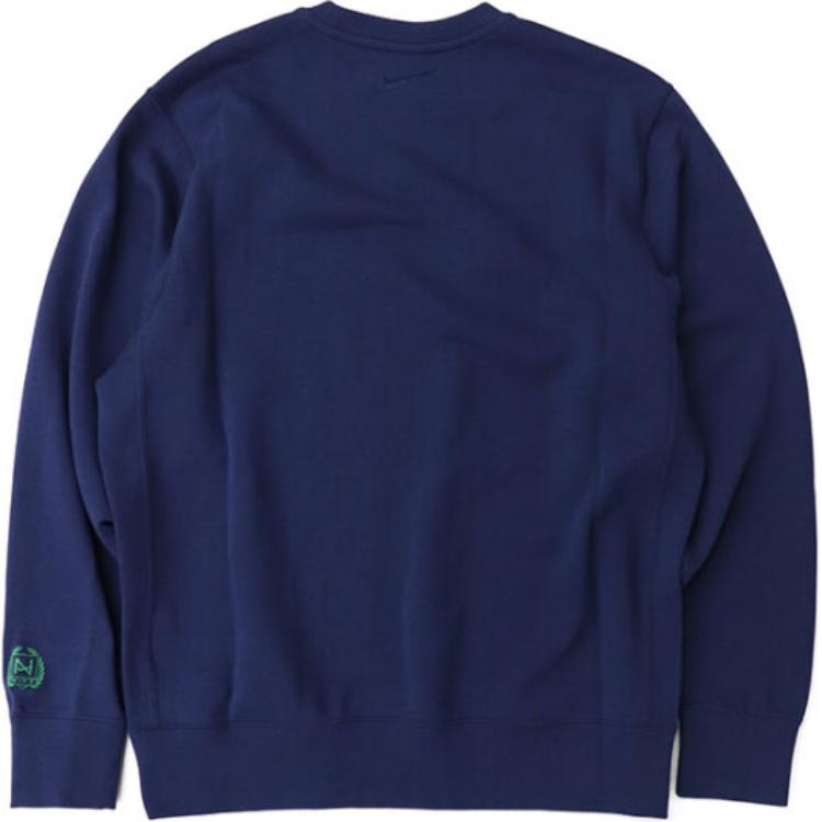Nike Повседневный свитер с круглым вырезом и длинным рукавом, мужской свитер, синий FZ4729-410